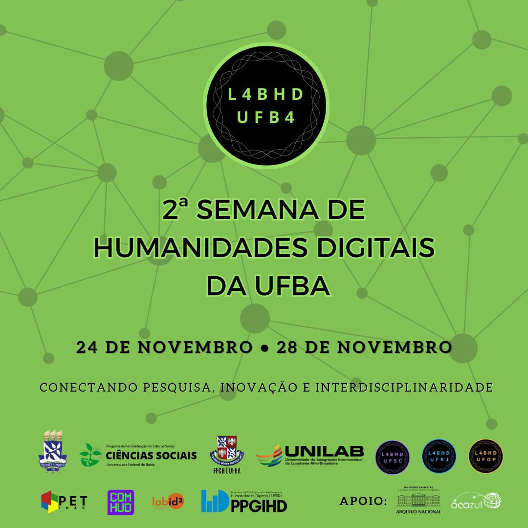2nd Digital Humanities Week at UFBA